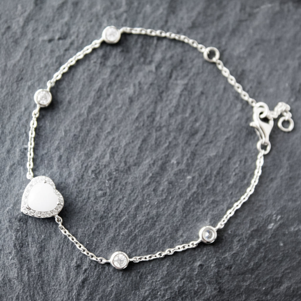 Heart Halo Bracelet