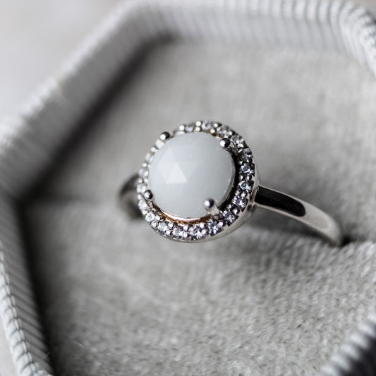 Round Halo Ring