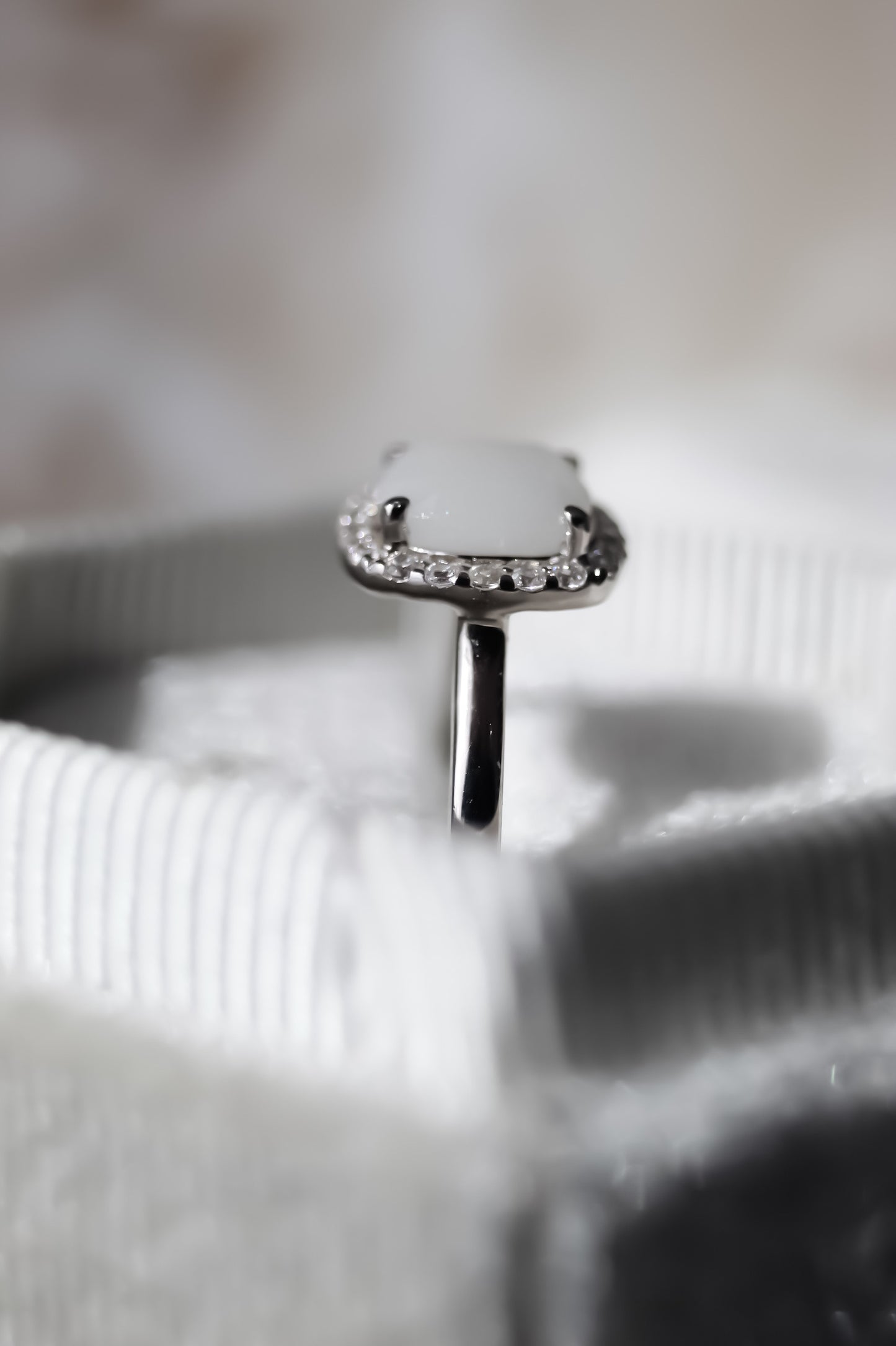 Square Halo Ring