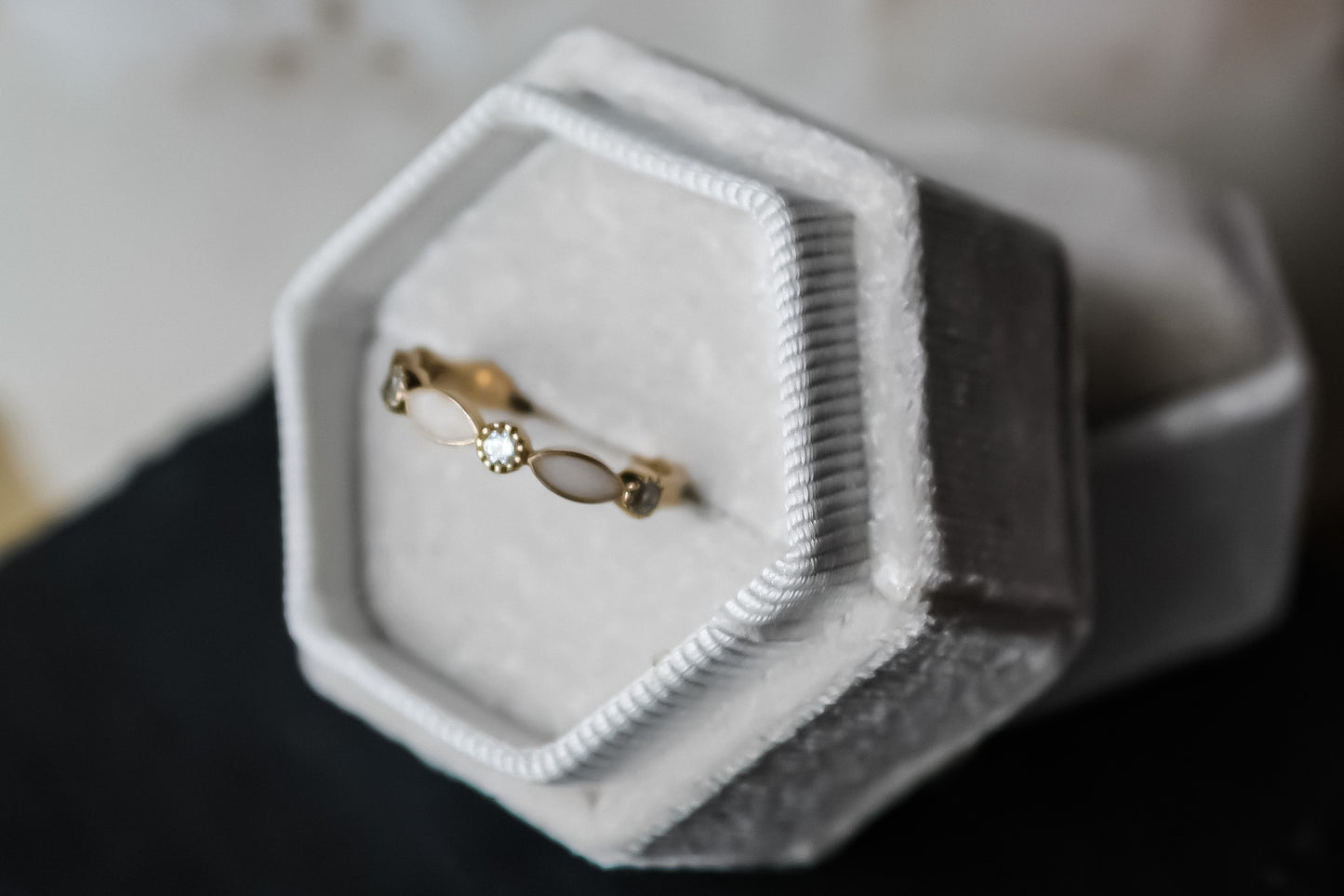 Half Diamond Eternity Band