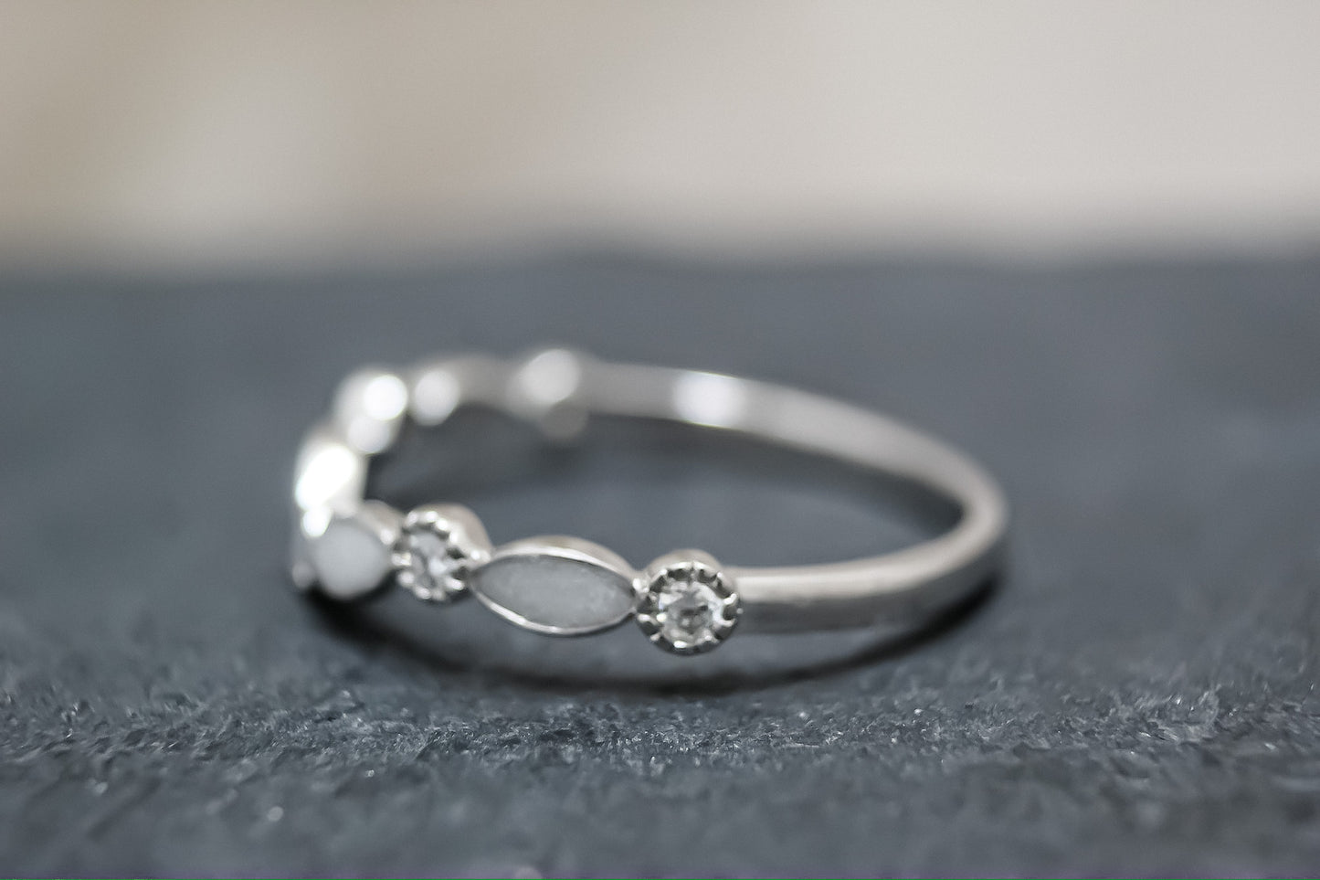 Curved Diamond Eternity Ring