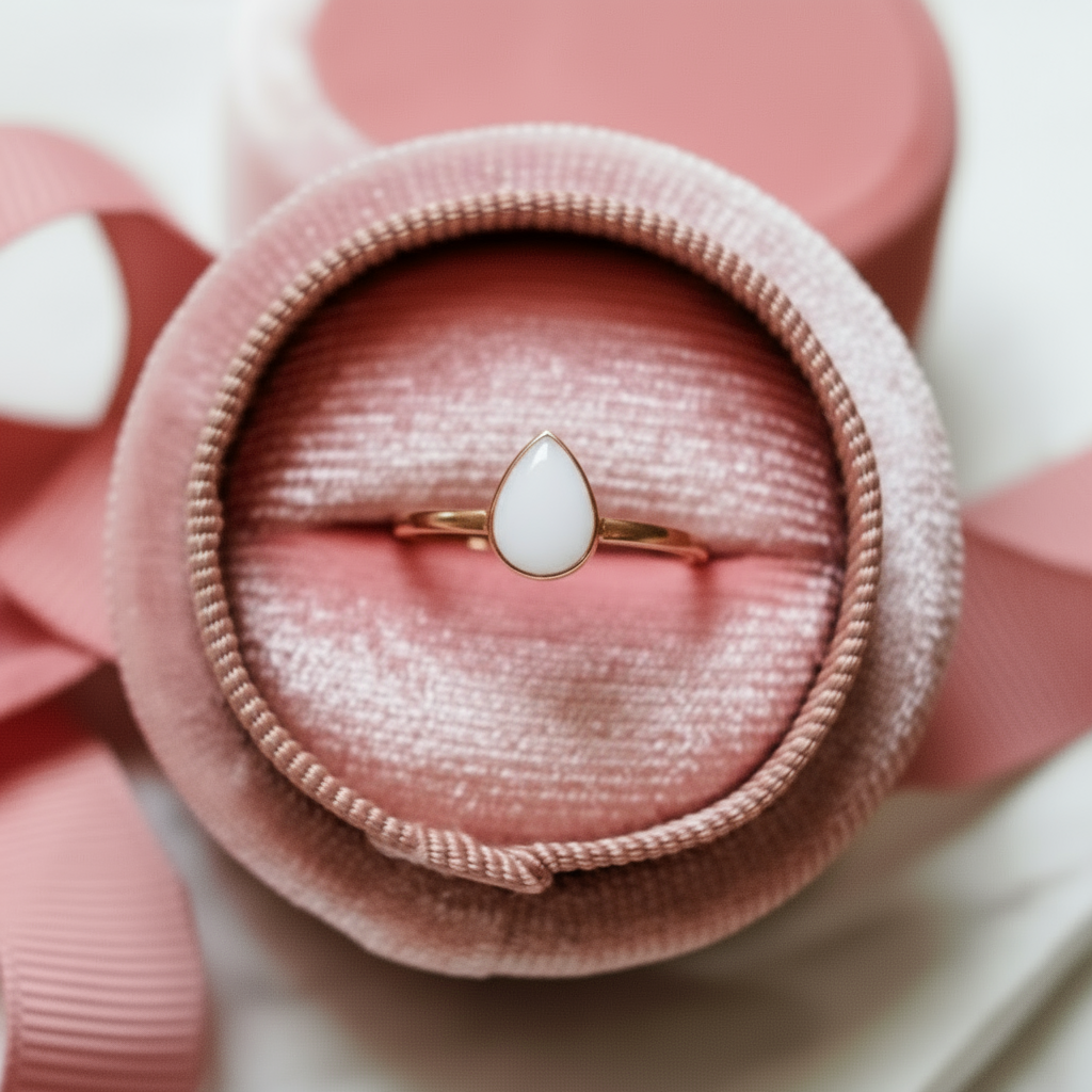 Pear Stacking Ring