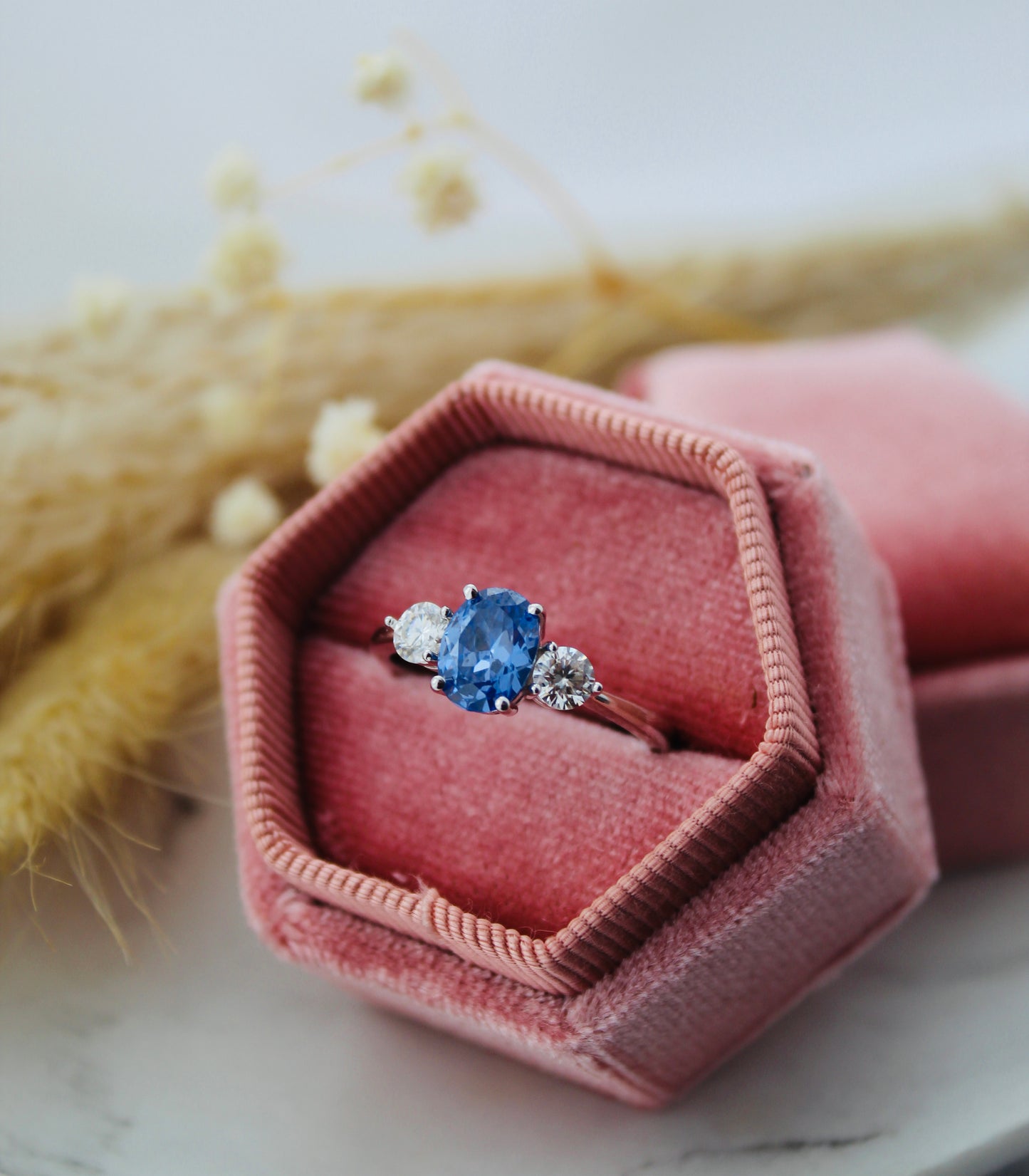 Secrets Constance Three Stone Ring