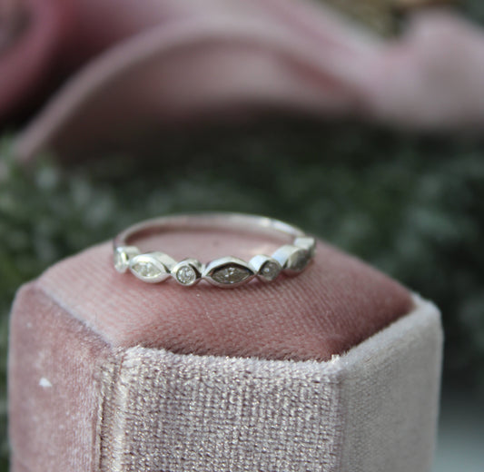 Secrets Half Diamond Eternity Ring