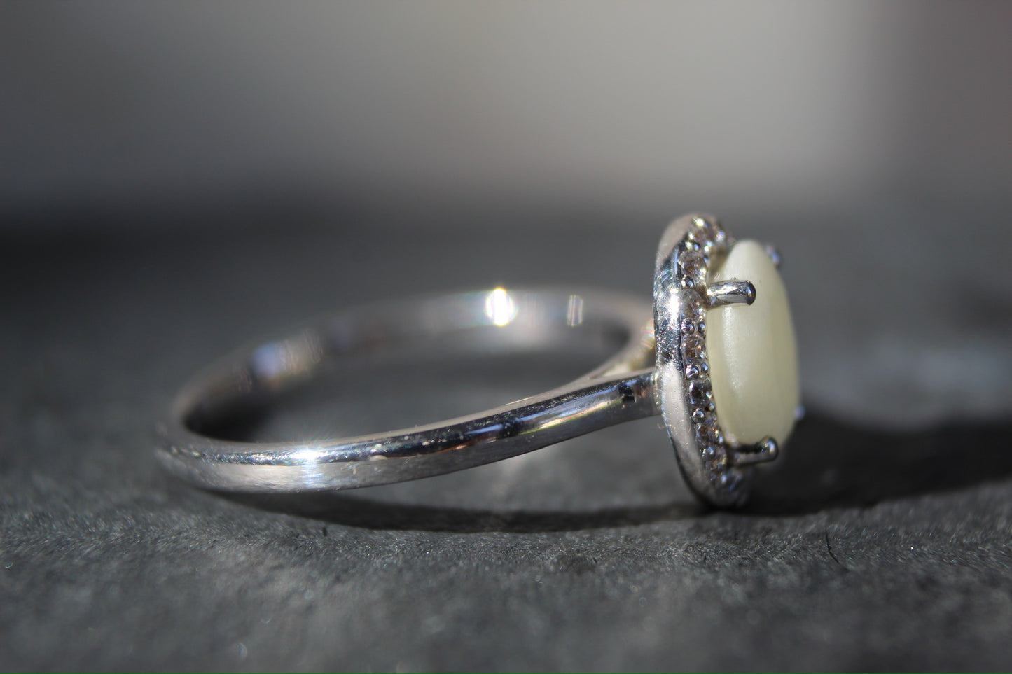 Oval Halo Ring