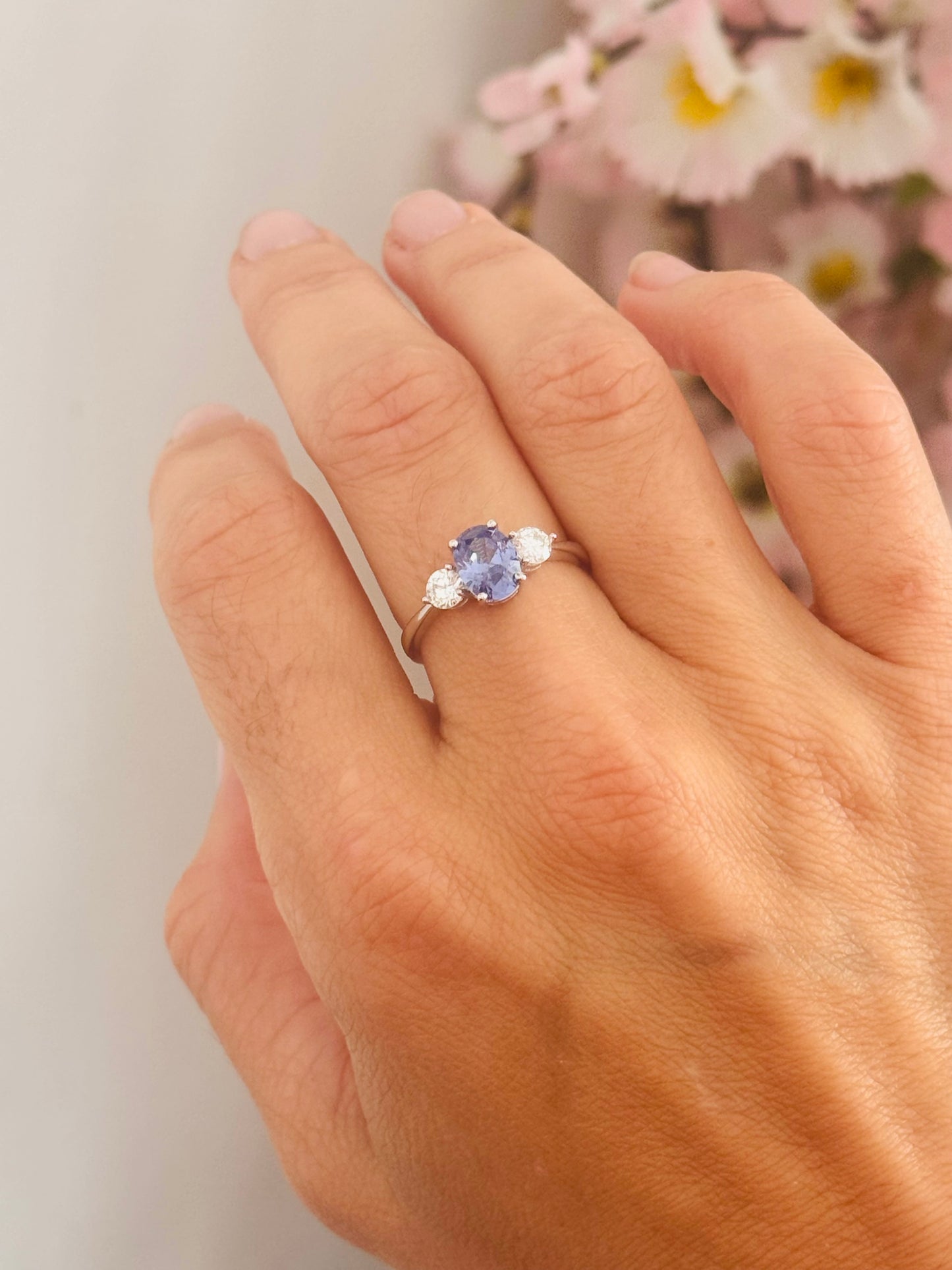 Secrets Constance Three Stone Ring