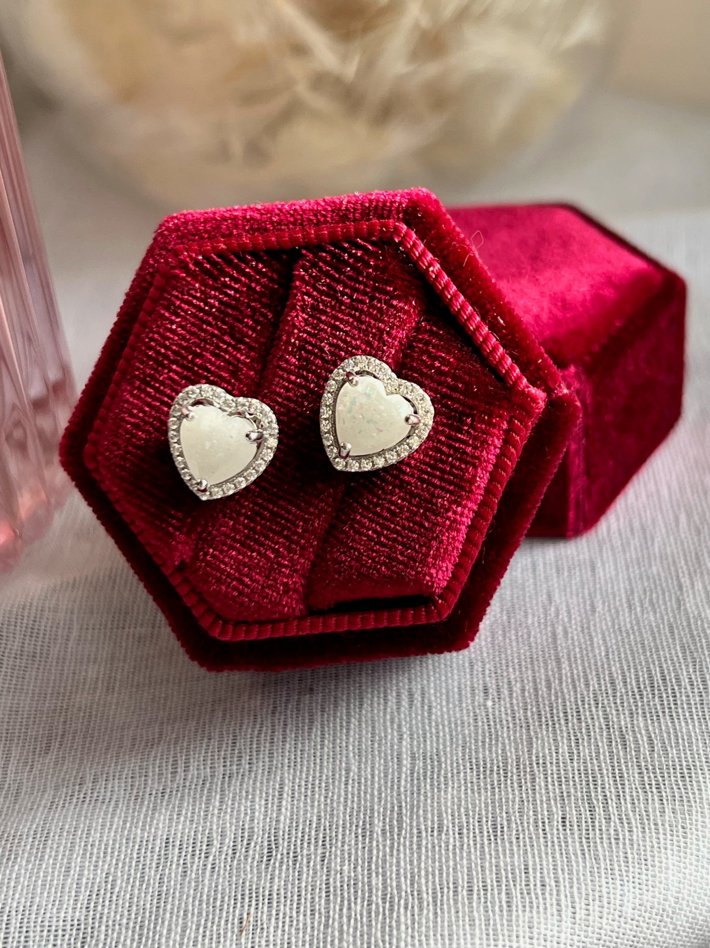 Heart Halo Earrings