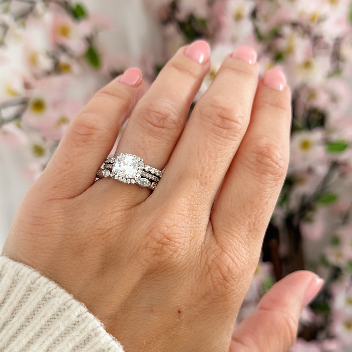 Secrets Half Diamond Eternity Ring