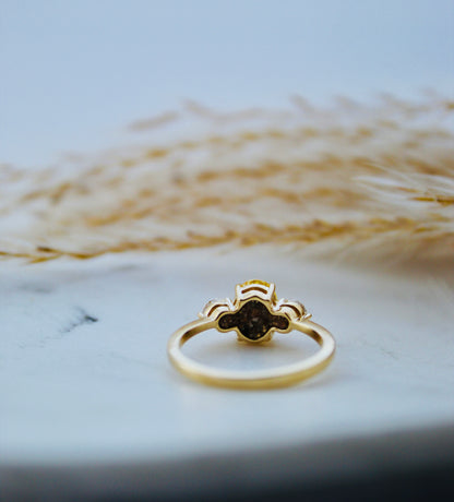 Secrets Constance Three Stone Ring