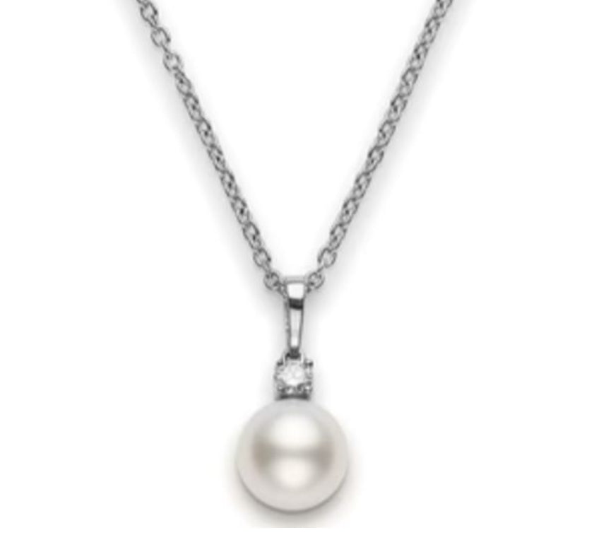 Pearl & Birthstone Pendant