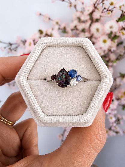 Pear Cluster Ring