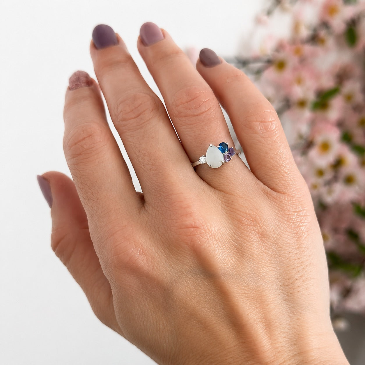 Pear Cluster Ring