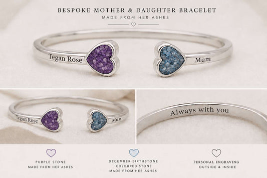 Bespoke- Double Heart Pendant- Sterling silver with engraving