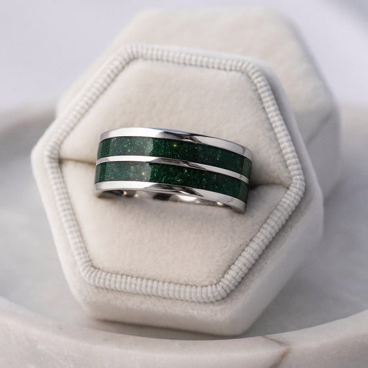Men's Double Channel Ring