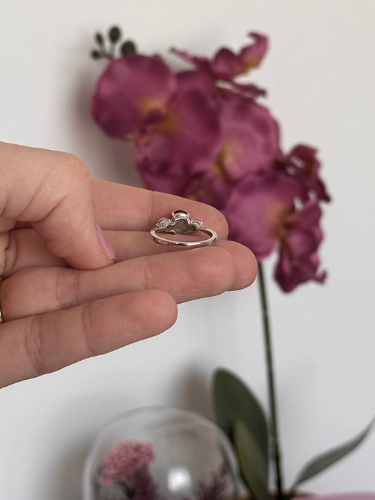 Sale Three Stone Hidden Inclusion Ring